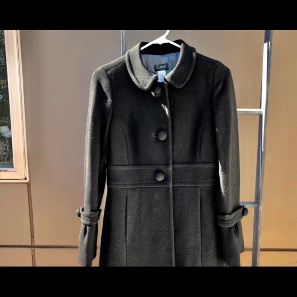 Jcrew wool coat with bell sleeve!